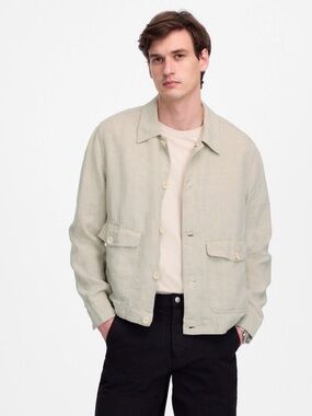 Madewell Men’s Linen Shirt-Jacket NWT